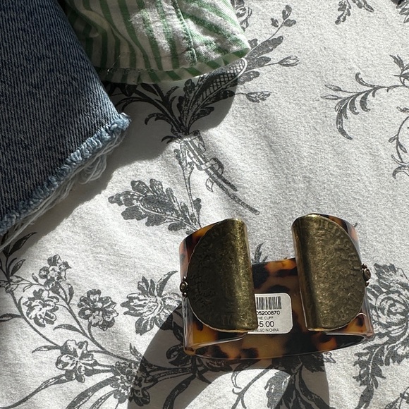 Chico's Jewelry - Chico's Tortoise and Gold Cuff Bracelet